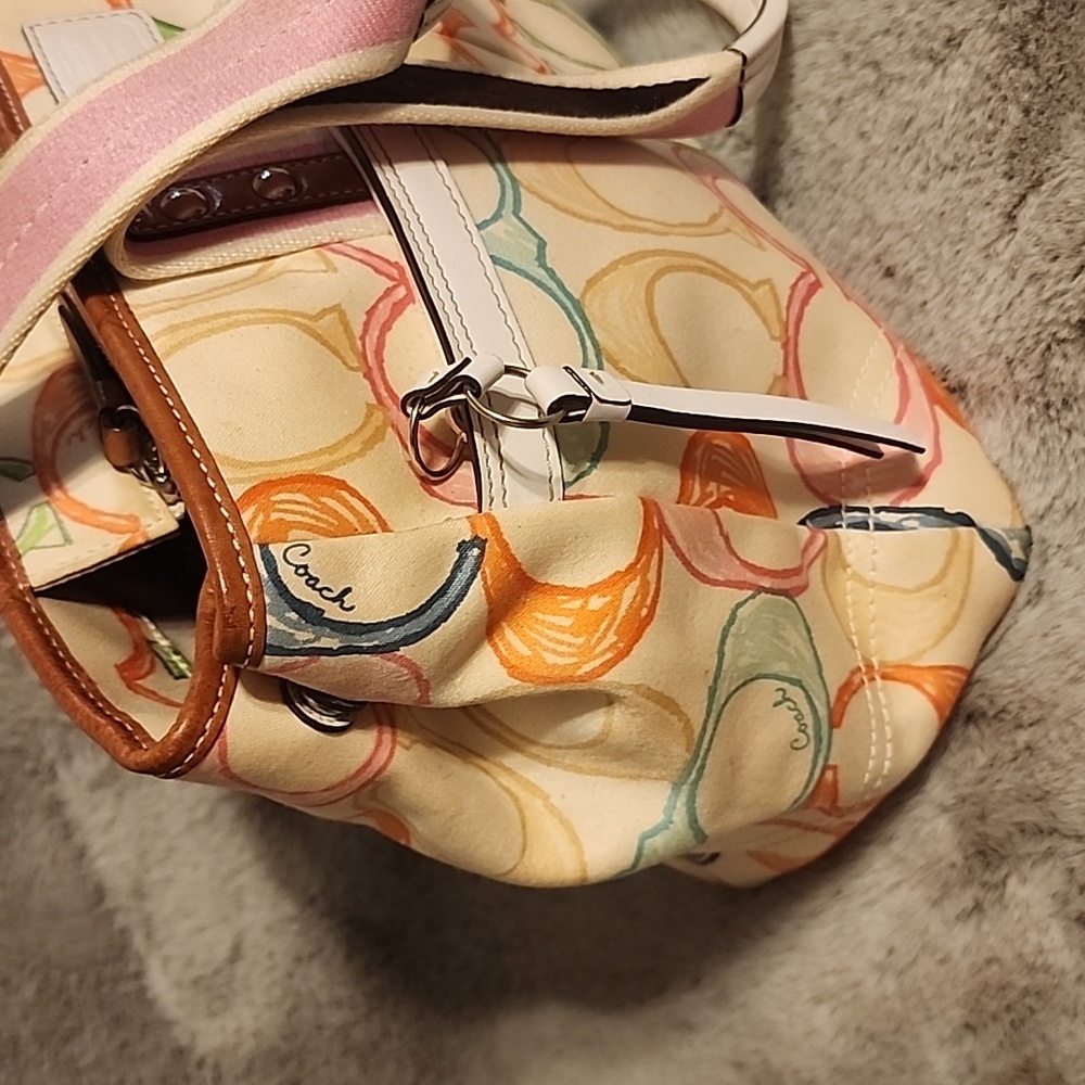 Multicolor Coach Scribble Tote - Picture 5 of 10